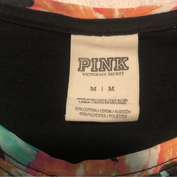 3/20$ Pink Victoria Secret - Flower Hawaiian Shirt w/pocket - Picture 4 of 5